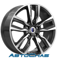 Диск 8x18 5x112 ET25 D66.6 K&K Борэй (КС901) Алмаз черный